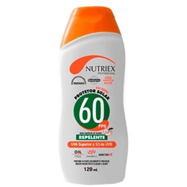 Imagem de Protetor Solar Repelente FPS 60 1/3 UVA 120 ml NUTRIEX - EPI