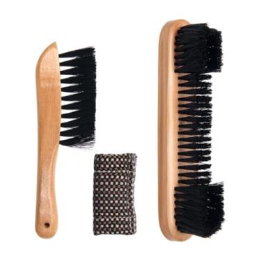 Imagem de rockible Conjunto de escovas para mesa de bilhar e pano para limpeza de eixo de taco, acessórios para bilhar, sinuca e bilhar