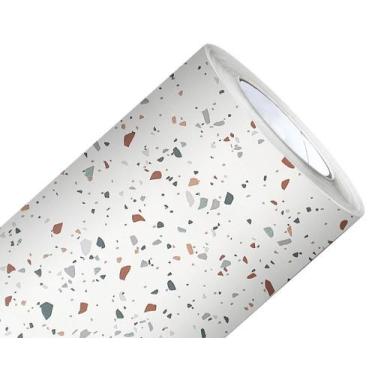Imagem de Papel de Parede Mármore Granilite Vinil Adesivo Impermeável Lavável Pi