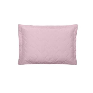 Imagem de Porta Travesseiro Com Abas 230 Fios Buettner 50x70 100% Alg, Rosa