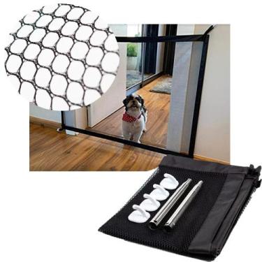Imagem de Tela Grade De Porta Cachorro Rede Pet Caes Cao Crianças Parede Bebe Ga