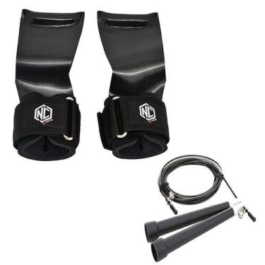 Imagem de Par de Luva Grip Lion Cross Nc Extreme Com Corda Speed, Preto, GG