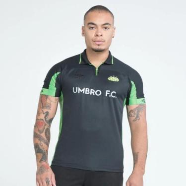Imagem de Camisa Masculina Umbro Authentic, Preto, G, Unissex