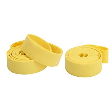 Imagem de VGEBY 2 peças de forro de pneu de bicicleta à prova de perfuração, fita de aro de tira de bicicleta, almofada protetora de tubo interno de PVC