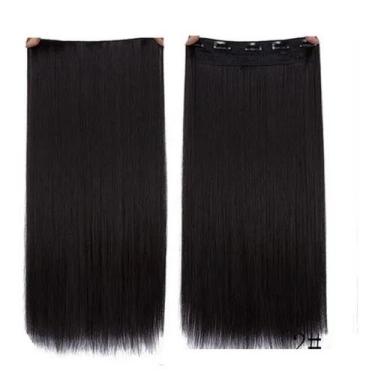 Imagem de Aplique  Extensão Tic-Tac Idêntico ao Cabelo Humano 70 cm Liso - Weng 