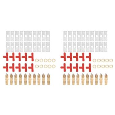 Imagem de Bebedor Automático de Mamilo Com 20 Peças Com Peças Removíveis, Fácil de Operar, Sem Derramamentos, Cabeça de Bico de Aço Inoxidável de 360 ​​graus, para Frango, Pato, Pássaro