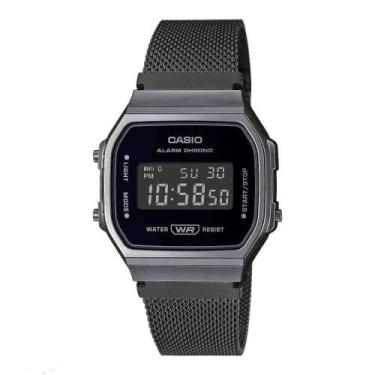 Imagem de Relógio De Pulso Casio Unissex Quartzo - A168Wemb-1B Preto