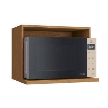 Imagem de Balcão superior microondas 60 cm R640 Linha Ciela Kappesberg, Canela