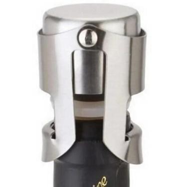 Imagem de Kit 3 Tampas Rolhas De Pressão P/ Garrafa de Vinho Espumante - Neoimp