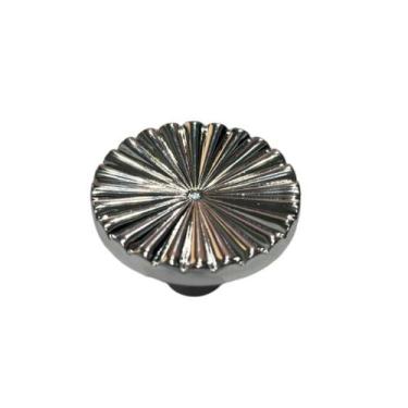 Imagem de Kit 2 Puxador botão flor para móveis - Telis Ferragens, CROMADO