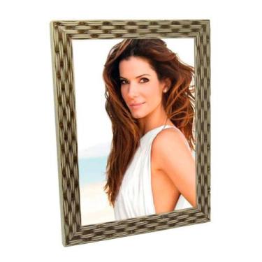 Imagem de Porta Retrato de Madeira Palha 15x21 - PRSC-3 Amarelo 15x21 - TUDOPRAF