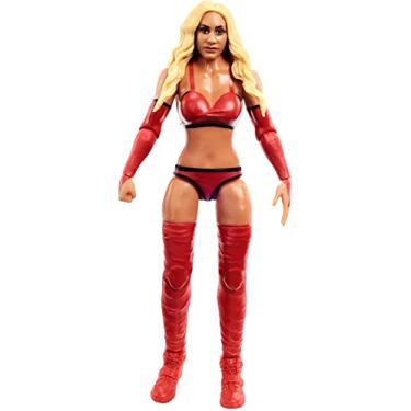 Imagem de Boneco básico WWE Carmella, colecionável de 15 cm para crianças a partir de 6 anos