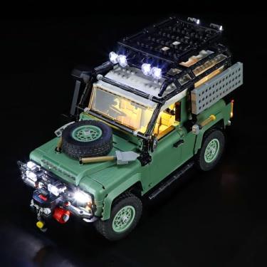 Imagem de MENZAVA LED Light Set Compatible with 10317 Land Rover Classic Defender 90 Icons Building Blocks Model - Model Set NOT Included