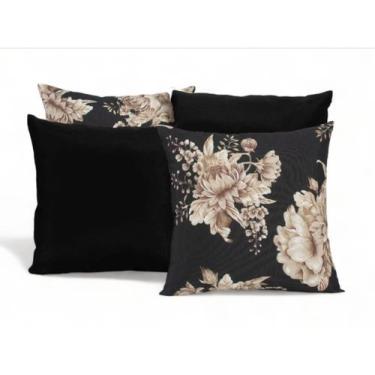 Imagem de Kit C/ 4 Capas P/ Almofadas Decorativas Colorida 48x48 - JZ Enxovais ,