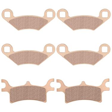 Imagem de Pastilhas de freio sinterizadas para Polaris Trail Blazer 250 2005-06, Magnum 325 Trail Boss 330 Sportsman 400 450 Scrambler 500 600 700 800 EFI 2002-11 dianteiro e traseiro 3 conjuntos