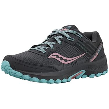 Imagem de Saucony Excursion TR14 Feminino, Carvão/rosa, 9.5