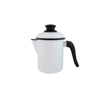 Imagem de Leiteira Esmaltada N10 Ewel 900ml Fogão Indução Elétrico Gás Cor:Branco