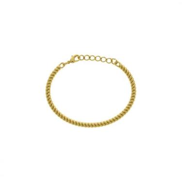 Imagem de Bracelete Minimalista Elegante Texturizado Corda  - GEMERSON BIJOUX, D