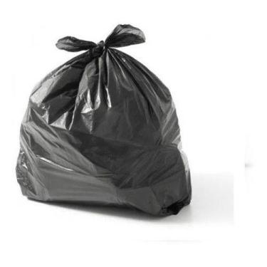 Imagem de Saco De Lixo 100 Litros Extra Forte 5ks Econômico Preto - HIGIPACK