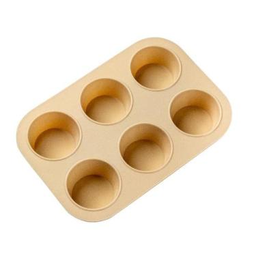 Imagem de Forma De Silicone - 25x17,2x3,5Cm - Colors Red 6 Cav - Bege  - 1 unida