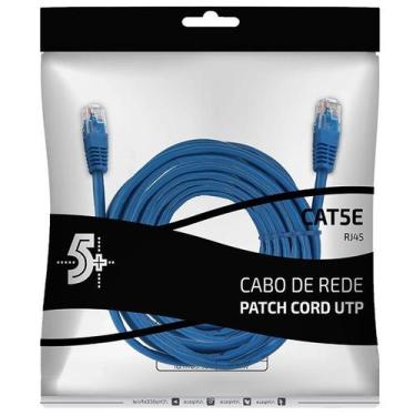 Imagem de Cabo de Rede PATCH CORD CAT5E UTP AZUL 20 Metros Chipsce