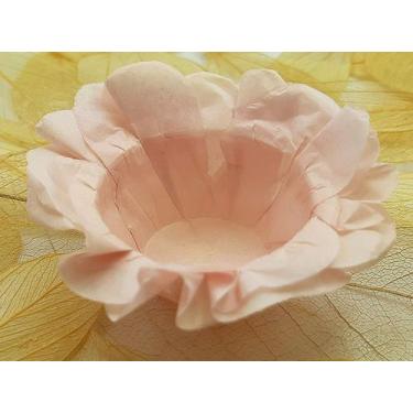 Imagem de Forminha para Doces Floral Loá Colorset Coral - 40 unidades - Decorart