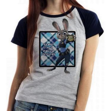 Imagem de Baby Look Blusa Feminina ou Camiseta Unissex Coelho Zootopia - Empório