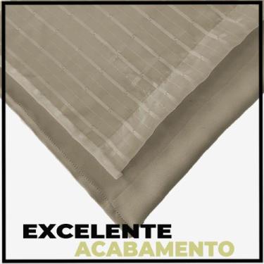 Imagem de cortina apartamento blackout Miami voal 2,80 x 2,30 preto - Bravin Cor