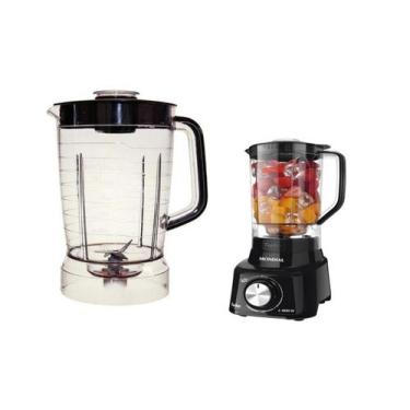 Imagem de Copo Para Liquidificador Mondial Turbo L850w L900 Cristal Completo - M