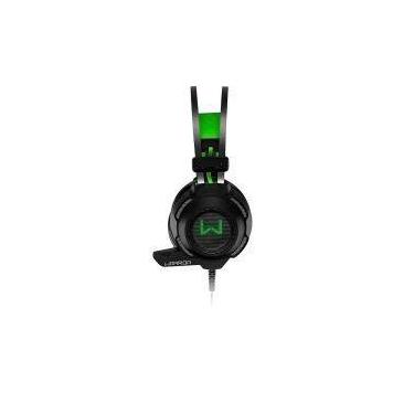 Imagem de Headset Gamer Warrior Swan Usb+p2 Stereo Preto/verde Multilaser - Ph22
