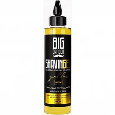 Imagem de Shaving Gel Barbear Bisnaga Big Barber Yellow 300ml Profissional
