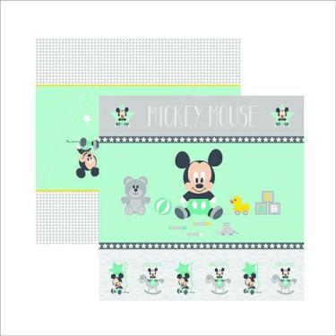 Imagem de Papel Scrap Festa Disney Baby Mickey 1 CenÁRio E Bandeirolas Sdfd032 -