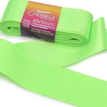 Imagem de Fita de Cetim nº 09 38mm com 10 Metros - Cinderela, 91 - VERDE FLOUR