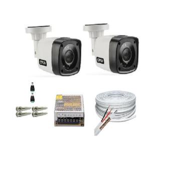 Imagem de Kit 2 Câmeras Bullet Hd 720p 1Mp Com Cabo e Conectores - Citrox