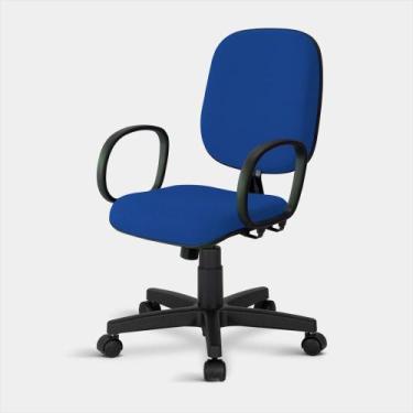 Imagem de Cadeira Diretor Turim Giratória 3385 C/br 0097 Azul - Arazzi