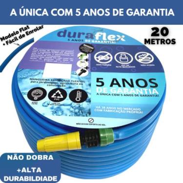 Imagem de Mangueira de Jardim Resistente Antitorção Premmium 20Metros + Suporte 