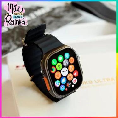 Imagem de Ultra 9 Smart Watch Presente para Mãe Com Bluetooth Para Chamadas Envi