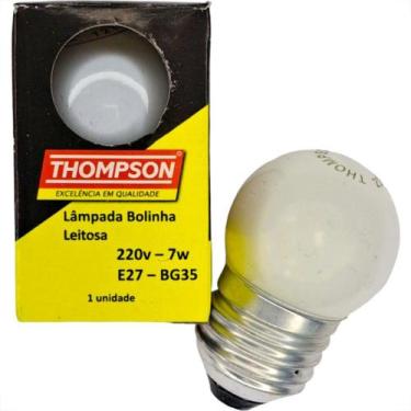 Imagem de Lampada Bolinha Thompson 7Wx220V Leitosa - Kit C/10 Pecas, 220V