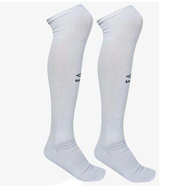 Imagem de Meião de Futebol Umbro Branco Diamond Adulto