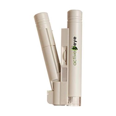 Imagem de Hydrofarm Active Eye AEM100, microscópio de ampliação de 100x, 10 cm de comprimento por 19 cm de largura, branco