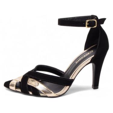 Imagem de EMILY ONLINE, Salto Scarpin Sapato Feminino Salto Alto Bico Fino 9 cm (Preto, BR, Adulto, Numérico, 39)