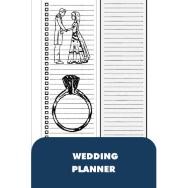 Imagem de Wedding Planner: Wedding Planner & Organizer - Floral Gold Edition - Diary Engagement Gift Book & Calendarfor adult
