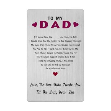 Imagem de Viayen Cartão de Dia dos Namorados do Pai do Filho - Presente de Aniversário para Pai do Filho - Dia dos Pais Páscoa Casamento