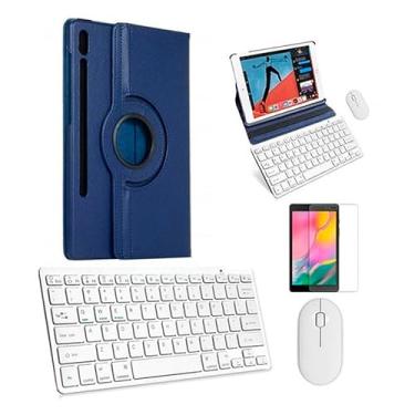 Imagem de BDNET, Capa 360 Azul Tecl/mou/p Branco P/galaxy Tab S7 Fe T735 12,4