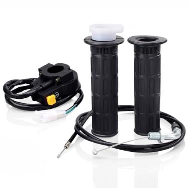 Imagem de Royitay — Conjunto de interruptor de cabo de acelerador de cabo de 22 mm para motocicleta motorizada de motocicleta de 49cc a 80cc