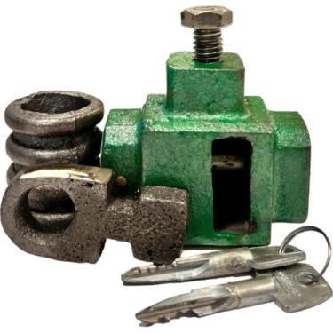 Imagem de Cadeado Porta Aco Ml King Tetra Verde - ERGOSIL