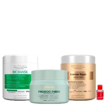 Imagem de Kit Cronograma Hidratação Nutrição Reconstrução Prohall