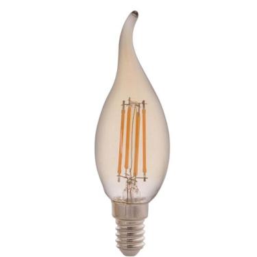 Imagem de Lâmpada LED de Filamento Vela Chama Tramontina CF35 Base E14 4 W 2200 