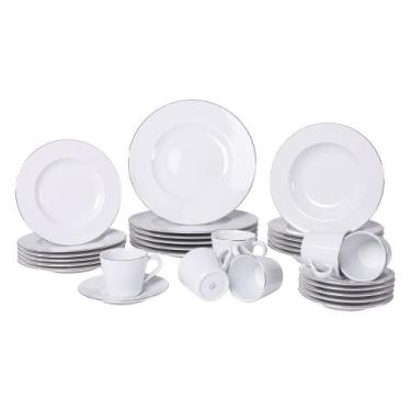 Imagem de Aparelho de Jantar Tramontina Joana em Porcelana Decorada 30 Peças