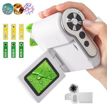 Imagem de Microscópio Dcorn 1000X com tela LCD portátil 3 em 1 para crianças 3-12